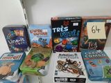 a lot of games on the table for sale