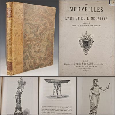 un vieux livre sur lequel figure l'image d'une femme tenant un vase