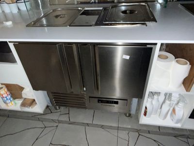 VENDU SUR DESIGNATION. 1 saladette 2 portes inox COPECO **FR…