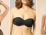 trois femmes en lingerie posant devant l'appareil photo et posant devant l'appareil photo