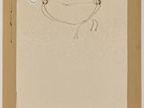 an image of a drawing of a bird on a wooden easel