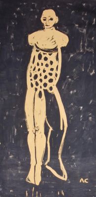 Axel CASSEL (1955-2015) Sans titre (personnage debout).