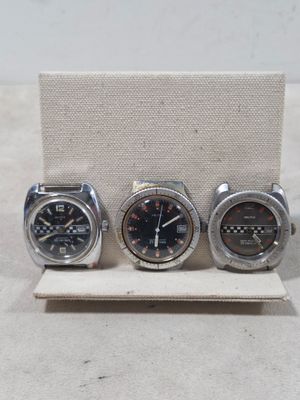 Kelton : lot de 3 montres vintage en l'état.
