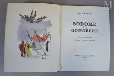 un livre ouvert sur lequel figure l'image d'un homme et d'une femme