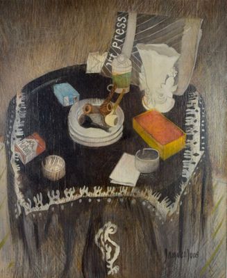 Jacques JOOS (1945-2021), "Nature morte aux pipes", huile su…