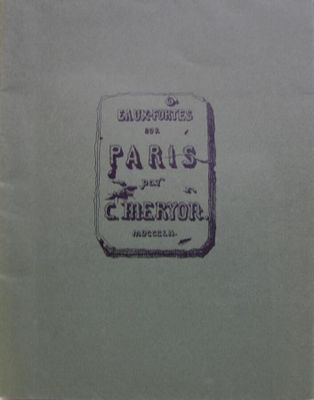 an old book with a picture of a sign on it