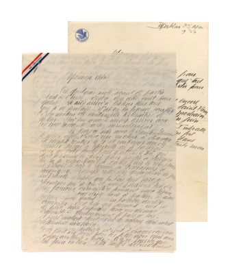 une lettre du président des États-Unis à son épouse