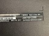 a close up of a label on a laptop
