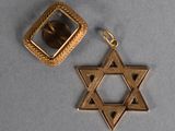 an image of a star of david pendant and a star of david pendant