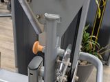 a close up of a machine in a gym