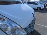 a white car parked in a parking lot with other cars in the background