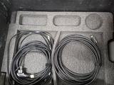 two cables in the trunk of a car