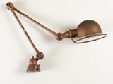 a close up of a lamp that is on a table