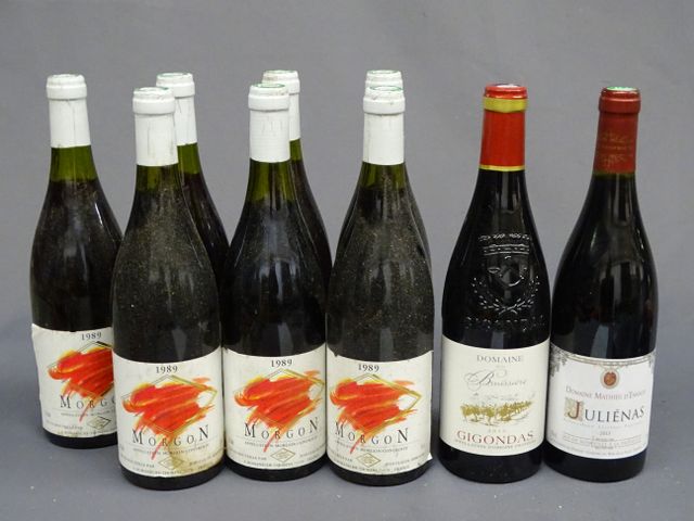 GIGONDAS, DOMAINE DE LA BUISSIERE, 1 bouteille de 2015 ; JULIENAS...