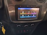 a picture of a car dashboard with a car radio