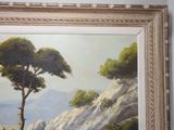 a picture of a painting on the wall of a room