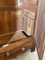 Armoire bretonne en bois naturel ouvrant à deux portes et de… (photo 3)