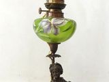 a lamp that is sitting on top of a table