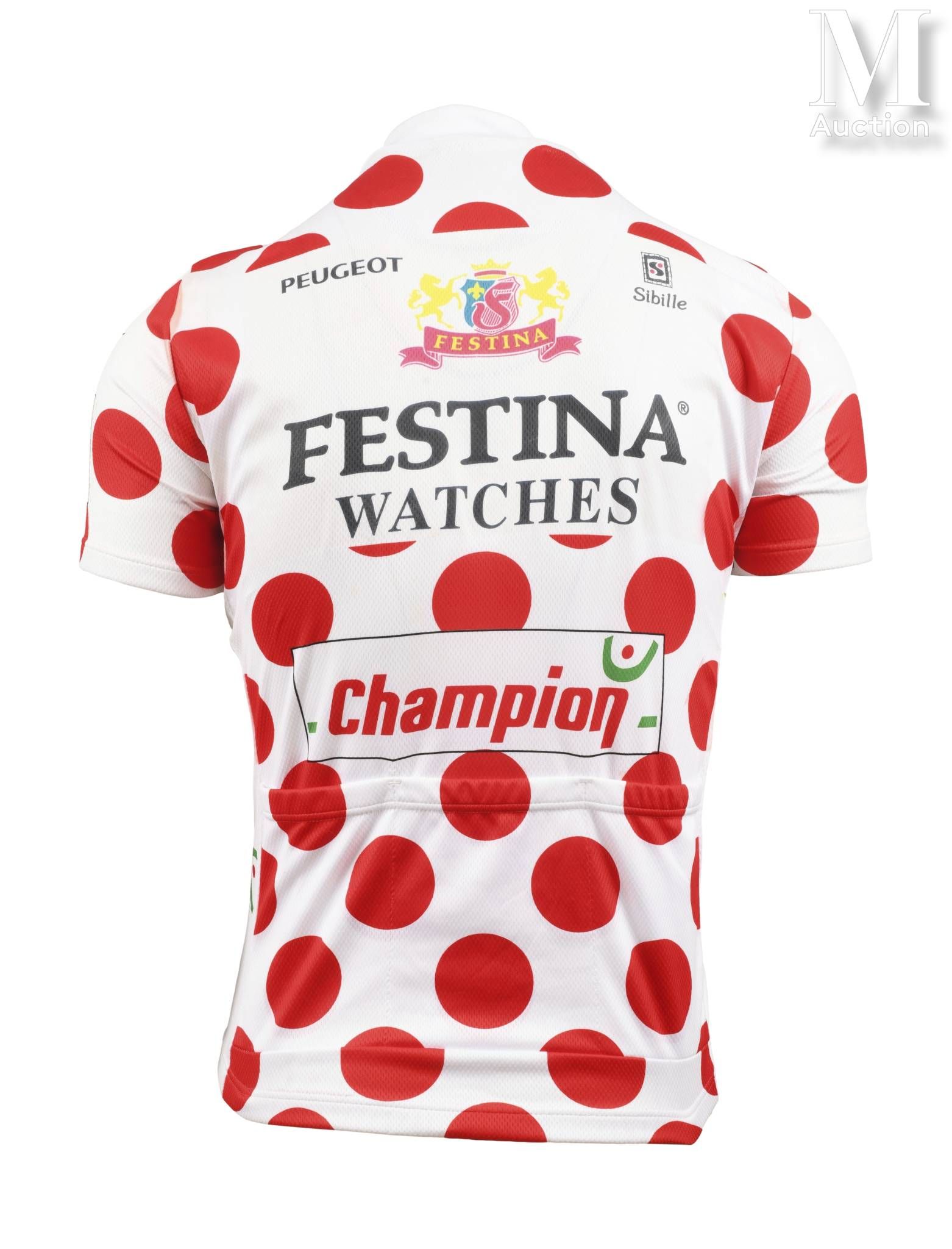 Maillot Cycliste FESTINA 1995 - Brochard Virenque - Manches Longues - Taille M