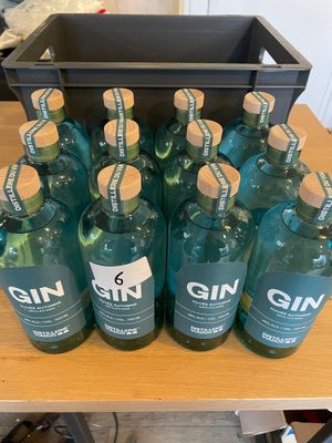 12 bouteilles de GIN cuvée automne paris 45° contenance : 70… - Photo 1