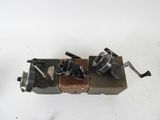 an image of a couple of old sewing machines sitting on top of a table