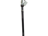 an image of a black pole with a green handle