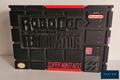 a box with a video game on it sitting on a table