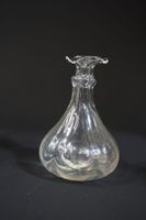 Bougeoir en cristal de Sèvres. Hauteur : 11 cm. (photo 2)