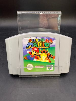 une image d'un jeu Nintendo Super Mario dans un boîtier en plastique