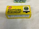 a box of fish cubes sitting on a table