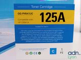 a yellow and black toner cartridge for the hp 125a printer