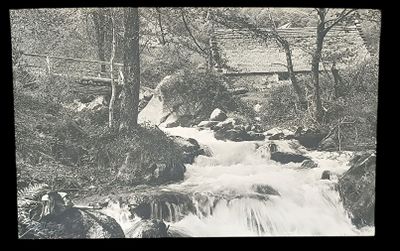 ALIX photographie "Cascade dans les Pyrénées" 120 x 80 cm.