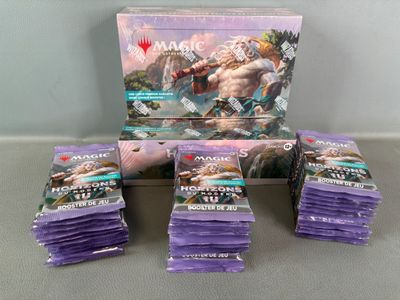 a box of magic the gathering boosters