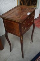 commode française ancienne en marqueterie - avec 2 tiroirs -… (photo 2)