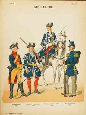 a lot of men that are dressed in uniforms