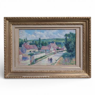 Maximilien LUCE (1858-1941) Paysage à Moulineux, 1905. Huile…