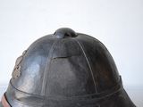 a helmet that is sitting on top of a table