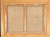 a picture of a picture of a window with a message written on it