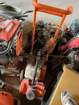 a small engine and a small engine on the floor