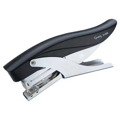 a close up of a stapler on a white background