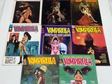 the covers of vampire books are lined up on a white surface