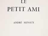 the cover of the book le petit am is shown in black and white