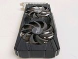 a close up of a video card on a table