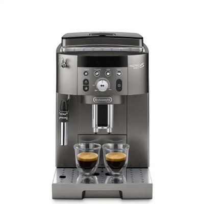 delongma coffee machine with two cups of espressor