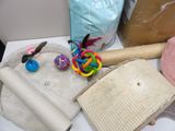 many items that are sitting on a table together