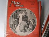 a picture of a magazine with a picture of a man on a motorcycle