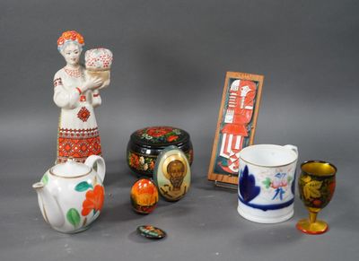 a lot of different items that are sitting on a table