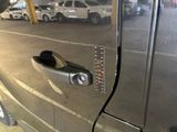 a close up of a door handle on a car
