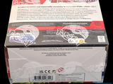 a box that has some stickers on it