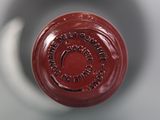 a close up of a wine bottle with a label on it